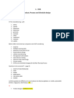 CM2 Product, Process and Schedule Design