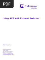 Using AVB With Extreme Switches