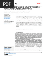 Advanced Turbine Working Impact of Winglet On Vert