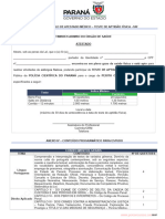 Anexo Iii - Modelo de Atestado Médico - Teste de Aptidão Física - Taf