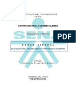 Semana 1 Hoja de Respuestas Salud Ocupacional Factores de Riesgos