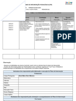 Plano de Intervenção - 8º Ano Port.