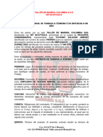 Contrato Trabajo A Termino Fijo Leonel Suarez