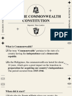 1935 Commonwealth Constitution Report