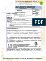 Guia 2 Matematicas Primer Periodo