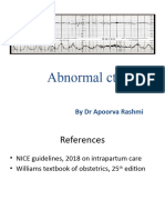 Abnormal Cardiotohography in Newborn