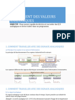 Traitement Des Valeurs Analogiques