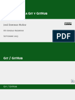 Introducción A Git Y Github: José Domingo Muñoz
