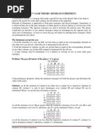 Unit V Game Theory (Dominance Property)