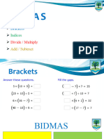 62d1-Indices and BIDMAS Presentation