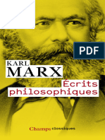 Karl Marx - Écrits Philosophiques