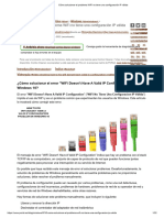 Cómo Solucionar El Problema WiFi No Tiene Una Configuración IP Válida