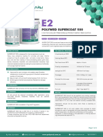 Polywed Supercoat 500: Technical Properties Application