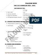 0 - Math Formulae STD 10 (22 - 23)