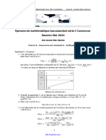 Bac 2023 Proposition de Corrigé Mathematiques Serie C Cameroun