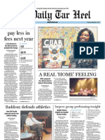 The Daily Tar Heel For November 3, 2011