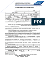 Parental Consent Form 2024