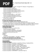 STD X-CTA-Practice Paper 2023-24