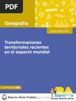 Geografia 2 Transformaciones Territoriales Recientes en El Espacio Mundial Docentes PDF