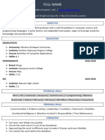 Accenture Resume 3