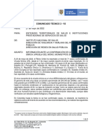 Comunicado Viruela Símica 27052022