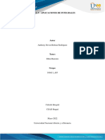 Calculo Integral - Aplicaciones de Integrales Tarea 3