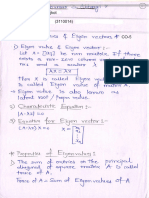 CO-5 Eigen Value and Eigen Vector