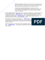Dissertation Methodology Example PDF