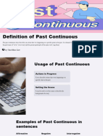 Past Continuous Tense