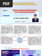 Ponencia de Aplicación de La Inteligencia Artificial en La Investigación UNSCH 2024 FINAL