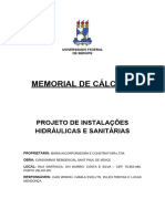 Memorial de Calculo - Ihs