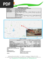 Informe de Tasación: Dirección Registral: Mz. D, Lote 2, Conjunto Habitacional Las Laderas de