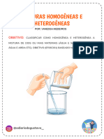 Misturas Homogêneas e Heterogêneas - Ef06ci01