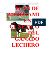 Plan de Mejoramiento Genetico para El Distrito de Baños Del Inca Reparado