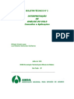 Adubação - Interpretação de Análise de Solo - Ótimo