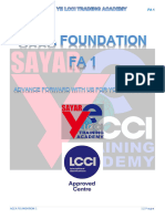 Fa 1 Acca Foundation