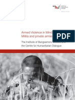 Armed Violence in Mindanao: Militia and Private Armies