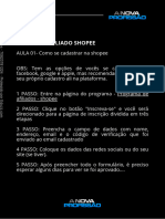 Resumo Modulo Afiliado Shopee