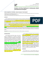 Reference Value Evaluation of Urine Sediment in Indonesian Adult Population Using Automated Urine Analyzer