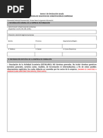 Ficha Constitucion de Empresa