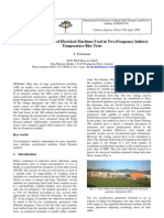 Finite Element Analysis of Electrical Machines Used in Two-Frequency Indirect Temperature Rise Tests