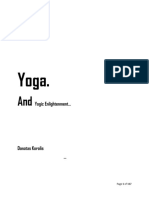 Yogic Enlaitghenment and Yoga (Donatas Korolis)