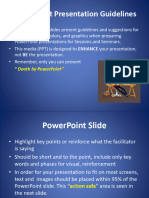 PowerPoint Presentation Guidelines