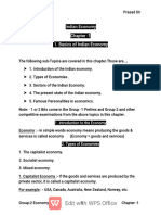 Chapter - 1, Basics of Indian Economy.