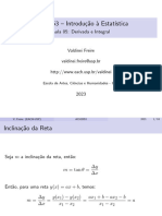 Aula 05 - Revisão Derivada e Integral