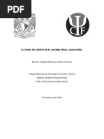 El Papel Del Perito en El Sistema Penal Acusatorio (Trabajo Final) - 092414