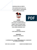 La Expresion Oral y Escrita y Su Incidencia en La Concecucion de La Mision Institucional