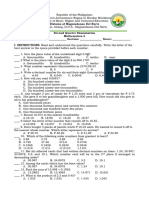 2nd Quarter Math 5 Exam TOS