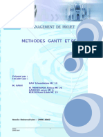 Management de Projets Methodes GANTT Et