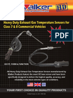 Heavy Duty Exhaust Gas Temperature Sensor Wf56-150a